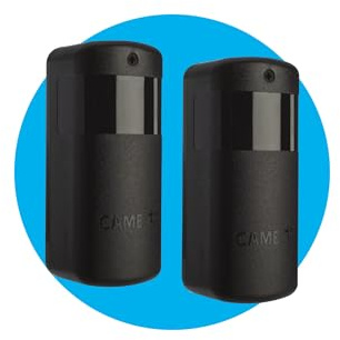 CAME Coppia fotocellule DXR a raggio infrarosso sincronizzato orientabili da esterno con portata fino 10m wireless alimentazione 12-24V AC/DC o batteria per una migliore sicurezza degli accessi