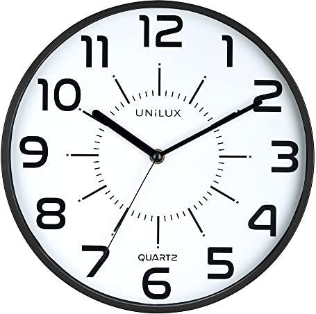 Unilux Pop Armbanduhr, Quarz, 28 cm, Schwarz