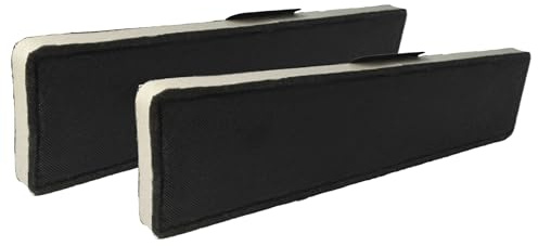 vhbw 2x Aktivkohlefilter kompatibel mit Miele DA 6700 D/BRWS | DA 6700 D / EDST, DA 6700 D / HVBR Dunstabzugshaube - 43 x 10 x 2 cm