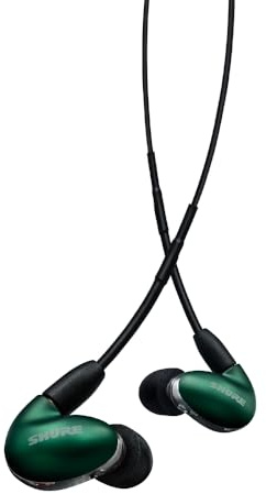 Shure SE846 PRO Gen 2 Auricolari con isolamento acustico cablato, sicuri, suono professionale fascia alta, 4 driver HD, filtri audio aggiornati, qualità durevole, frequenza personalizzabile - Giada