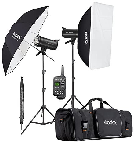 Godox 2 x SK400II-V 800Ws Strobe Flash Light Monolight Kit for Studio Photography