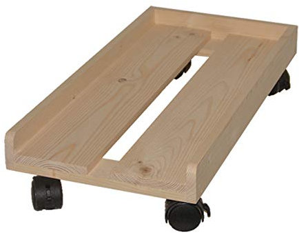 Support de tour d'ordinateur de bureau pour processeur, support de tour mobile, support de processeur en bois, support de sol pour PC avec roulettes et support de ventilation pour processeur (taille