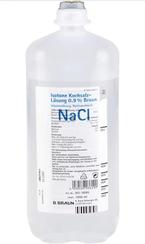 Nacl 0.9 Kochsalzlösung 1000ml | Saline Solution 0.9% Brown Ecoflac Plus 1000 ml |