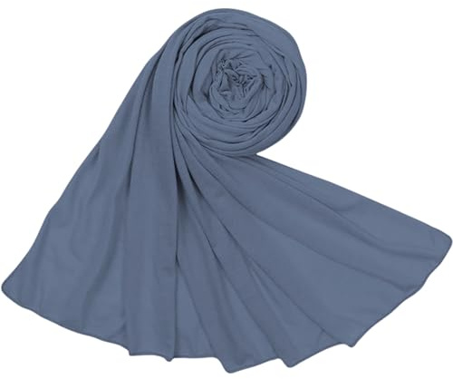 Piewag Hijab Scarf for Women Soft Cotton Muslim Jersey Hijab Head Wrap Scarves Fashion Long Scarf Shawls