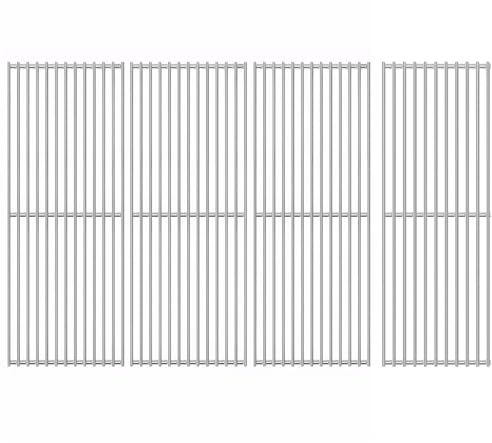 GFTIME 41.5 x 89cm Edelstahl Grillrost für Burnhard Fat fred Serie,Grillroste für Burnhard Fat fred Ersatzteile, Spülmaschinenfest, 4 Stück