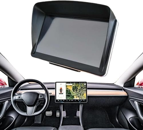 Honhoha Copertura parasole universale flessibile GPS per navigatore GPS per auto da 5 pollici, Visiera antiabbagliamento GPS, estensore per visiera di navigazione per auto