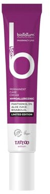 BioTaTum Permanent Cream for Tattoo – per Tatuaggi | Crema Tatuaggi Forte | Crema Tattoo Professionale
