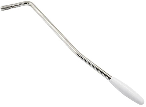 Murtenze 6MM Tremolo Arm Electric Guitar Tremolo, Whammy Bar with Tip Thread Metal Single Tremolo Arm for Squier Stratocaster Electric Guitar Tremolo System (Silver)