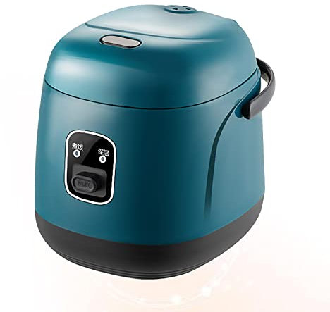 Cuociriso, Cuociriso con Vaporiera Cuociriso Elettrico Portatile Multifunzionale Cuociriso con Vaporiera con Spie Luminose 1-2 Persone