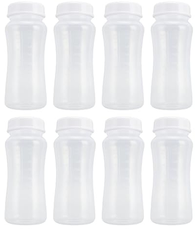 Biberones Recolectores de Leche Materna a Prueba de Fugas, Capacidad de 300 Ml, Diseño de Cuello Ancho, Compatibles con Biberones Reutilizables Dr. Brown's para Extractores de