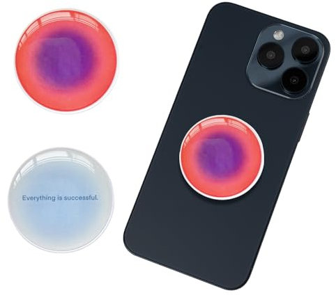 2PCS Phone Grips with Gradient Design, Phones Finger Holder Grips Compatible with Smartphones and Tablets, Foldable Stand and Clear Phones Grips, Perfect Phone Grips for More