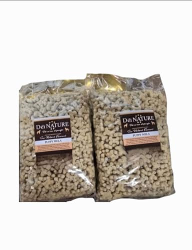 DEI NATURE Hundkakor, mini äpplebensikor, 2 förpackningar med 800 gram - Hundsnacks-Hundbelöning