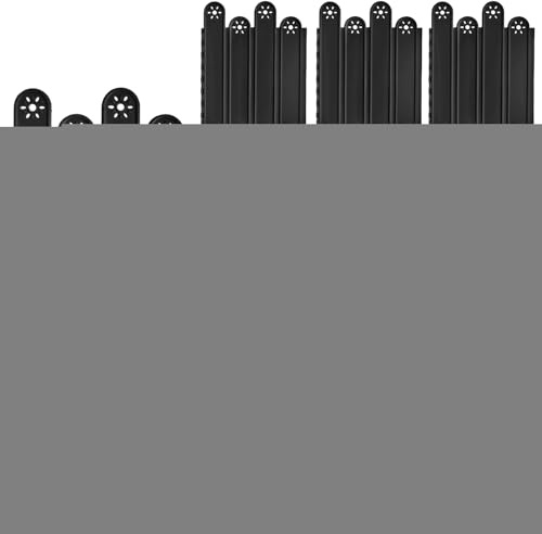 Bordures et bordures de jardin – Bordures de bordure sans creuser – Barrière de protection décorative pour jardin, route, parterres de fleurs, pavés, pelouse, patio, cour