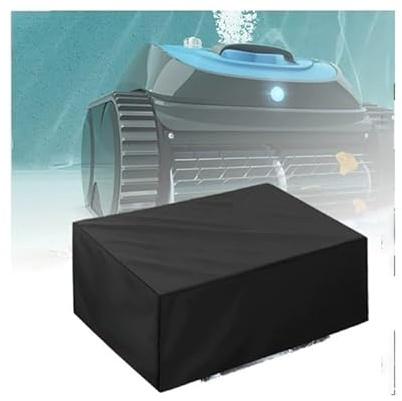 Lona Oxford impermeable para limpieza de piscinas, cubierta negra, fácil de instalar, protección de patio al aire libre y solución resistente a la intemperie