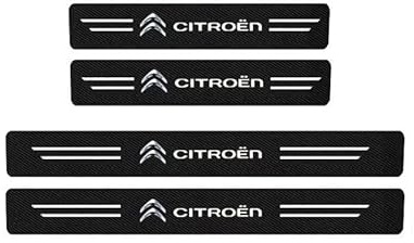 REWIASF 4 Pièces Protège-soubasement de Portière Auto pour Citroen C4 3 (III) I 2020-2025, Protecteur de Seuil Porte de Voiture Scratch Résistant Accessoires Auto