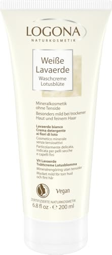 Weiße Lavaerde Waschcreme Lotusblüte 1 x 200 ml