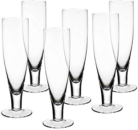 CRISTALICA Bierglas Torgau 6er-Set 350ml für helle Pilsbierer transparent Glas