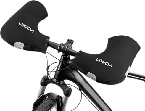 Lixada regntät vinter unisex MTB motor cykling styre stång ändar vantar handskar berg cykel cykel händer varmare handskydd (stil1)