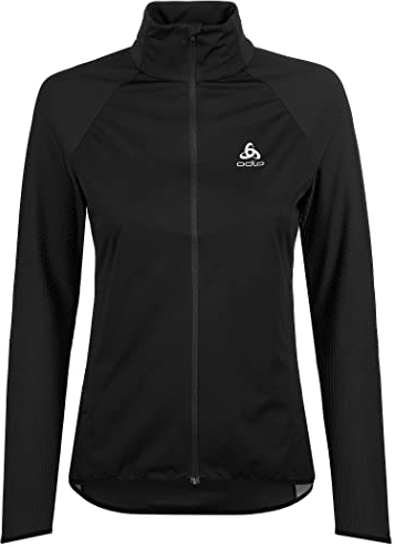 Odlo Damen ZEROWEIGHT WARM HYBRID Laufjacke, black