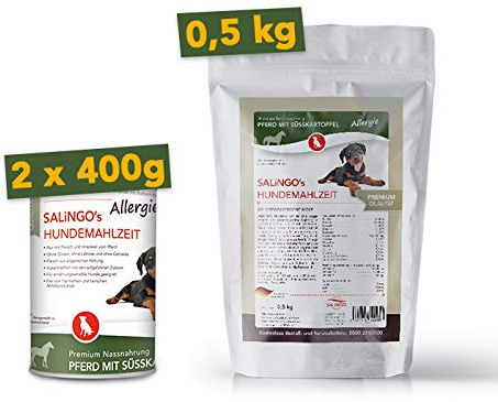 SALiNGO Hundefutter Probierpaket Pferd Mini