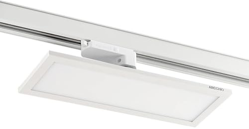 Arcchio LED Stromschienenstrahler (LED Panel) Hairis (Modern) in Weiß (1 flammig,) Arbeitszimmerleuchte