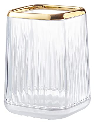 DASITON Make up Pinsel Organizer,Acryl Kosmetik Organizer,Pinsel Organizer,Pinselhalter Kosmetik,Vintage Makeup Brush Holder,Pinselhalter,Pinsel Aufbewahrung für Schlafzimmer,Badezimmer(Transparent)