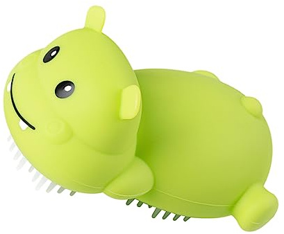 minkissy Spazzola Per Capelluto in Silicone Flessibile Pettine Per Massaggio Del Capelluto Scrubber Per Doccia e Del Corpo