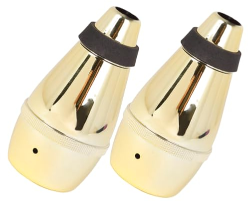 ifundom 2stücke Trompetendämpfer Vollständig Geschlossener Trompeten Dämpfer Für Übung Und Ersatz Leicht Zu Installieren Geräuschreduzierend Geeignet Für Anfänger Und Profis Langlebiges Me