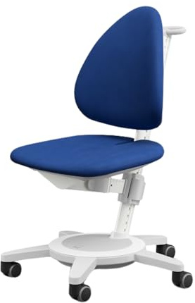 Moll Maximo Kinderschreibtischstuhl | mitwachsend & ergonomisch mit individuell Verstellbarer Sitzfläche und Rückenlehne | Drehstuhl ideal für Schulkinder | langlebig & hochwertig | Made in Germany