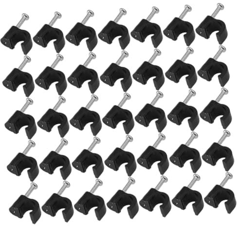 Gadpiparty Clips Selbstklebende Kabelclips 400er-pack Drahtorganisatoren für Kabel Einfache Installation