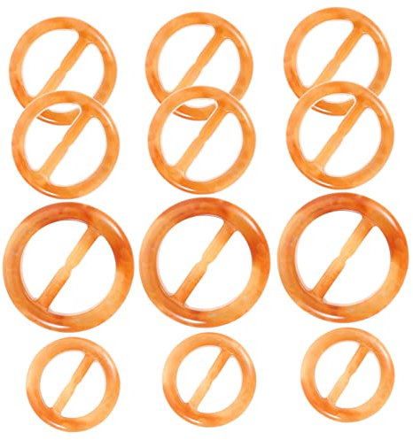 VILLFUL 30stücke Teiliges Runder Harz-schalringe Shirt-clips Für Damen Robuste Halter Für Schals Und Hemden Modische Klammern in Drei Vielseitig Für Alltag Und Festlichkeit