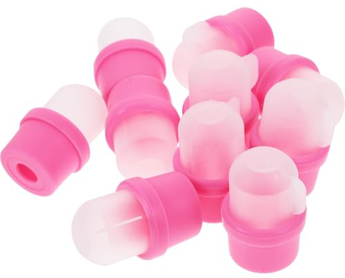 UKCOCO Cappucci per Rimozione Unghie Riutilizzabili 20 Pezzi Copertura per Smalto Indossabile Ammollo per Manicure Uso Domestico e Centri Estetici