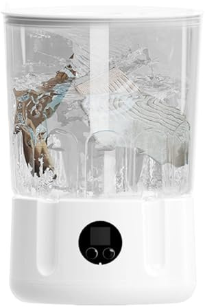 Lavadora portátil, lavadora compacta de 2 litros, limpiador de lavandería recargable, uso de 6.3 x 9.06 pulgadas para camping, playa, apartamento al aire libre, hogar, hotel, dormitorio