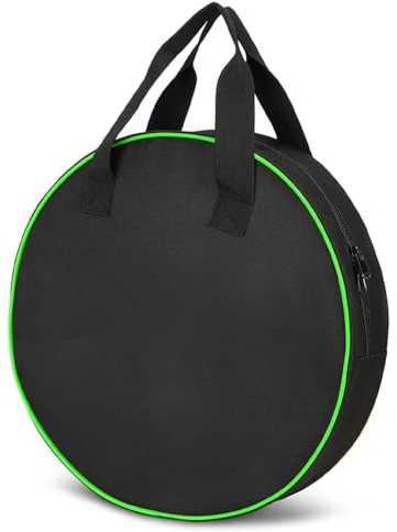 Hiuyavy EV Cable Bag, Water Resistant Caravan Cable Bag, EV Portable Cables Bags, Waterproof Heavy Duty Cables Storage Bags for All Kinds of Cables and Car Accessories(Black)