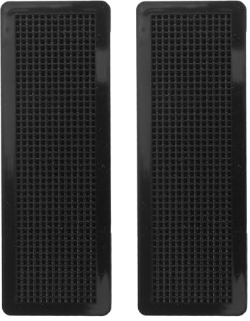 Umidificatore per Sigari Rettangolare 2 Pezzi Nero Plastico | Scatola Conservazione e Armadio, Regolatore Umidità Effetto Costante, Accessorio Moderno