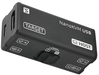 ZBIianxer KVM USB Operations Maintenance Servers Tool Mando a distancia Teclado Virtual Ratón 4K30fps Loopback