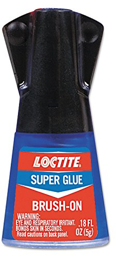 Loctite - Super Glue Liquid, Brush-on, .18 oz., Clear, Sold as 1 Each, LOC 1365734