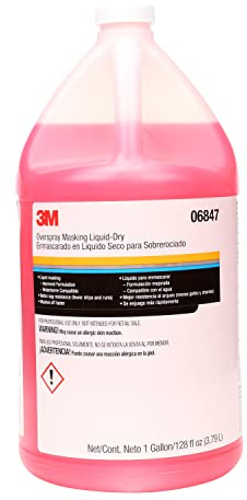 Vorgeschlagener Attributwert: 3M™ Flüssige Karosserie-Abdeckfolie, rötlich-transparent, 3,78 l, 06847