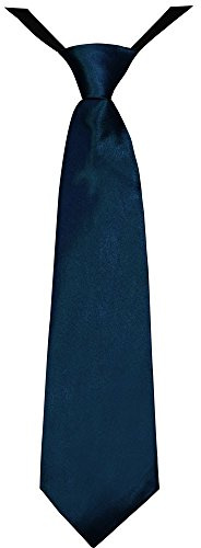 Soul-Cats Jungen Krawatte 34 cm vorgebunden Seiden Look Hochzeit Kommunion Jugendweihe