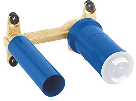 GROHE Rapido, Universal Unterputz-Einbaukörper für 2-Loch Waschtischarmaturen (Positionierung des Auslaufs links oder rechts möglich, mit Dichtmanschette, Einbautiefe 45 bis 75mm), 23571000