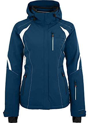 Bergson SNOWTASTIC | Damen Skijacke, wattiert, 20000mm Wassersäule, Poseidon [390], 52 - Damen