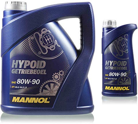 5 Liter Original MANNOL Hypoid Öl Getriebeöl 80W-90 API GL 4/GL LS