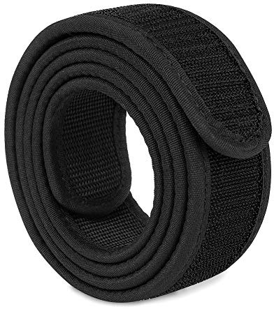 KRYDEX Innengürtel Taktischer Gürtel Zubehör für Einsatzgürtel 1,5 Hakenfutter Gürtel Schwarz (XL)