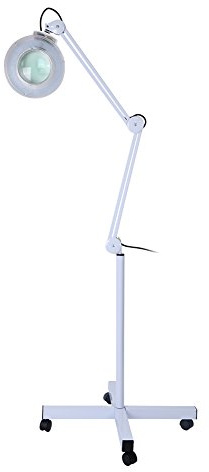 Vergrößerungslampe, 2-in-1-Design Beleuchtung und Zoom,Make-up 5xMagnifying LED Kaltlicht Lupenleuchte,Vergrößern Sie jedes Detail der Haut deutlich