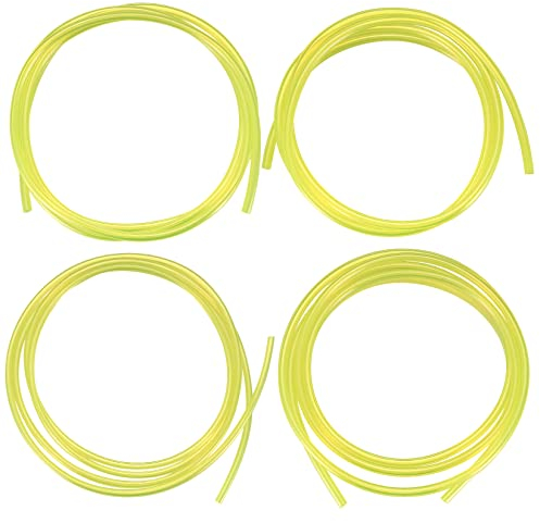 4 Pezzi Set di Tubi Carburante Benzina, Flessibile Tubo Dell' Acqua Olio Gasolio per Motore Tagliasiepi Motosega Generale Decespugliatore
