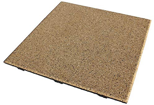 American Floor Mats - Extreme Rubber Gym Tiles - 1 Inch Thick Colorful - Superior Shock and Sound Absorbing - 95% Dark Greys - 2' x 2' Single Tile (Covers 4 Sq Ft)