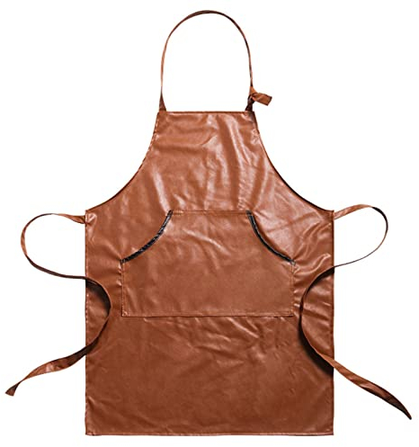 BATTTX Arbeiten Schürze, Tischlerschürze Schweißerschürze Wasserfest Canvas Werkzeugschürze Herren Damen, Perfekt for Garten Keramik Werkstatt Garage