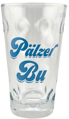 Pälzer Bu Dubbeglas 0,25 L - Das Schorleglas für einen echten Pfälzer, Pfalz Schorle Edition