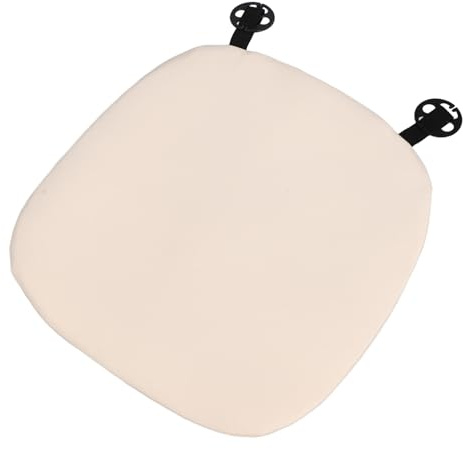 Niedliches Atmungsaktives Autositzkissen in Beige für Fahrzeuge | Polyester mit Spandex und Schaumstoffkern, Ganzjährig Nutzbar, Cartoon Design für Innenraum