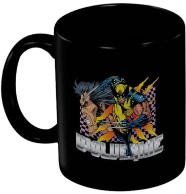 X-Men Wolverine Mug (12cm x 10.5cm x 8.7cm) (Black)